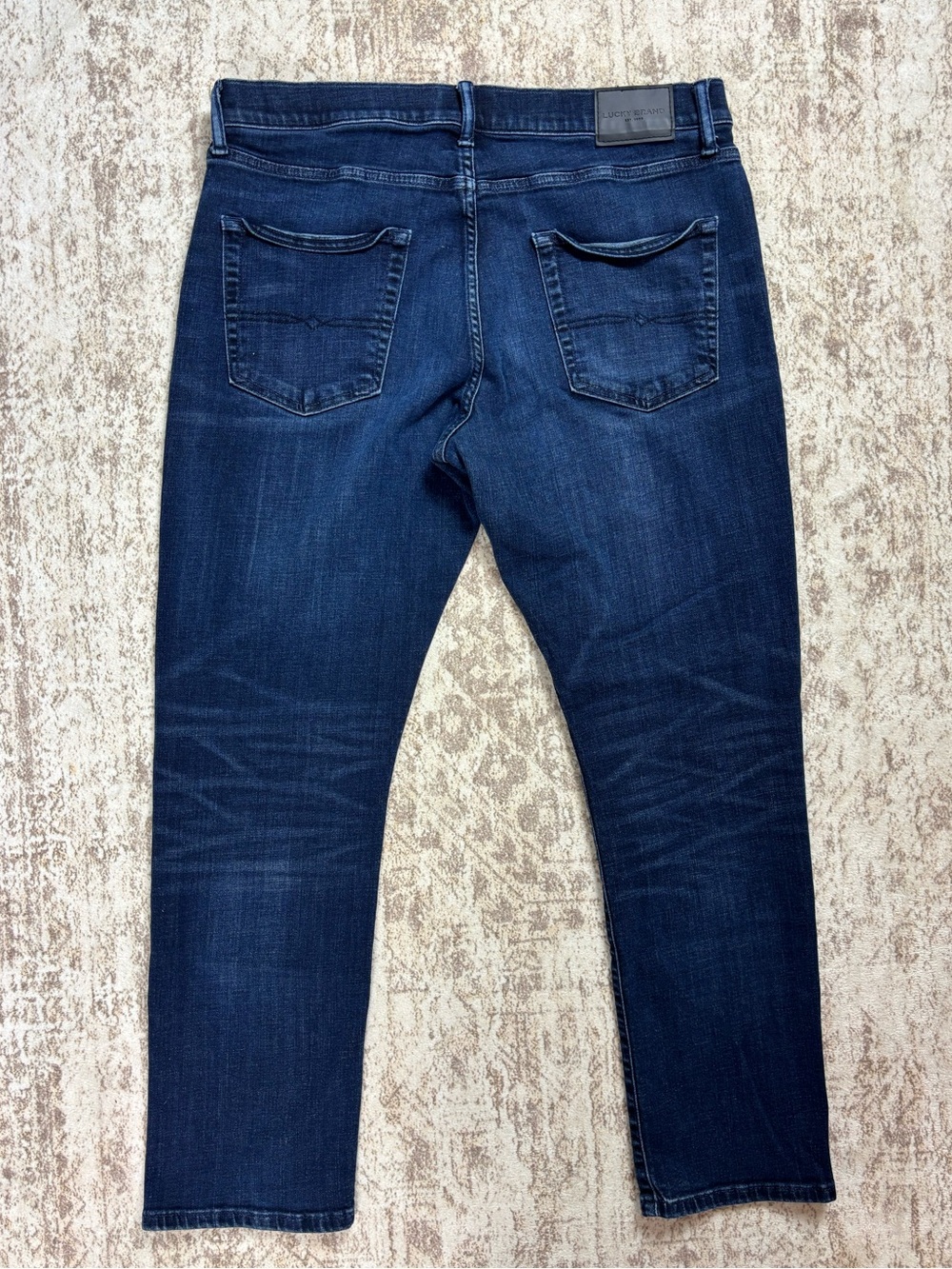 Lucky Brand 410 Athletic Straight Dark Wash Jeans Size 36x32